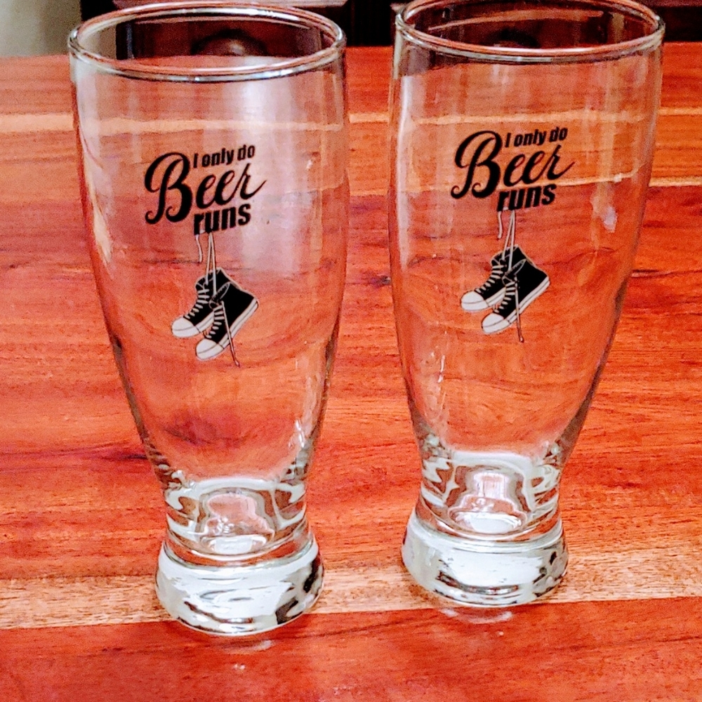 Pilsner Beer Run Glasses